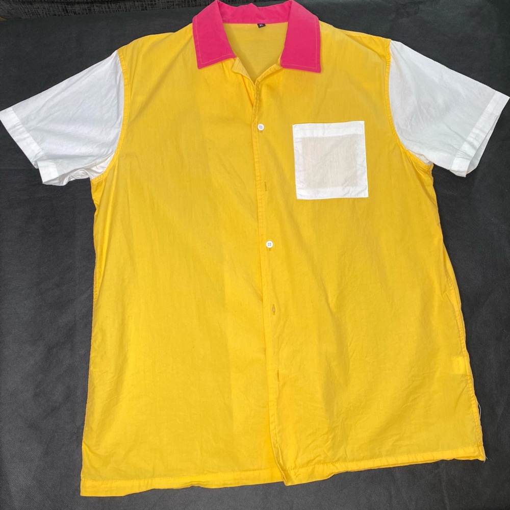 SHEIN multicolored button down